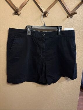 crown & ivy Navy Casual Tailored Women's Shorts